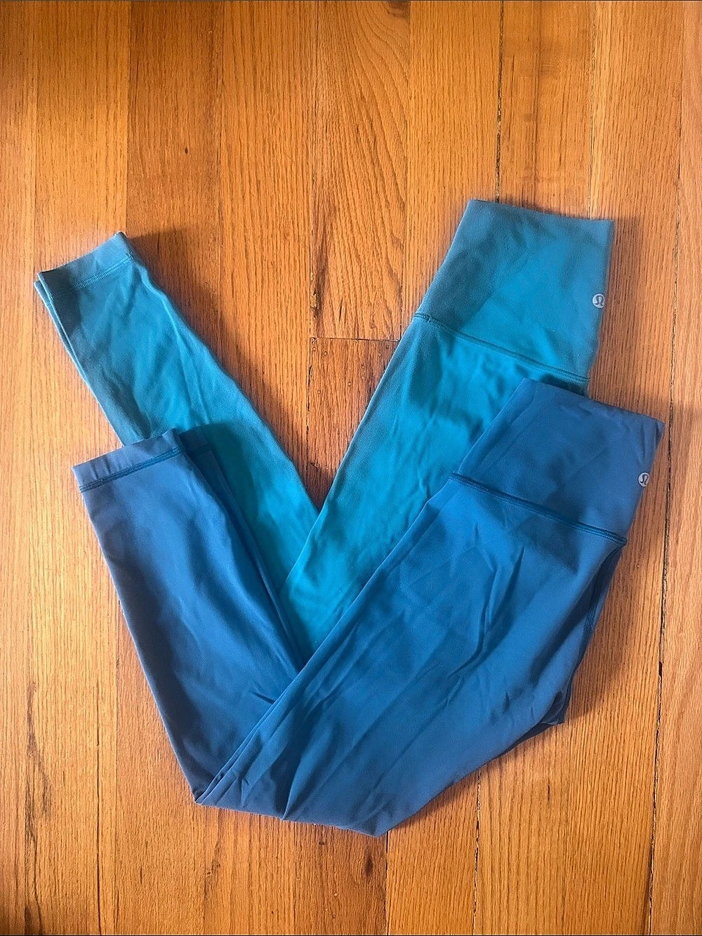 lululemon Align Pant Pair of Leggings Blue & Green